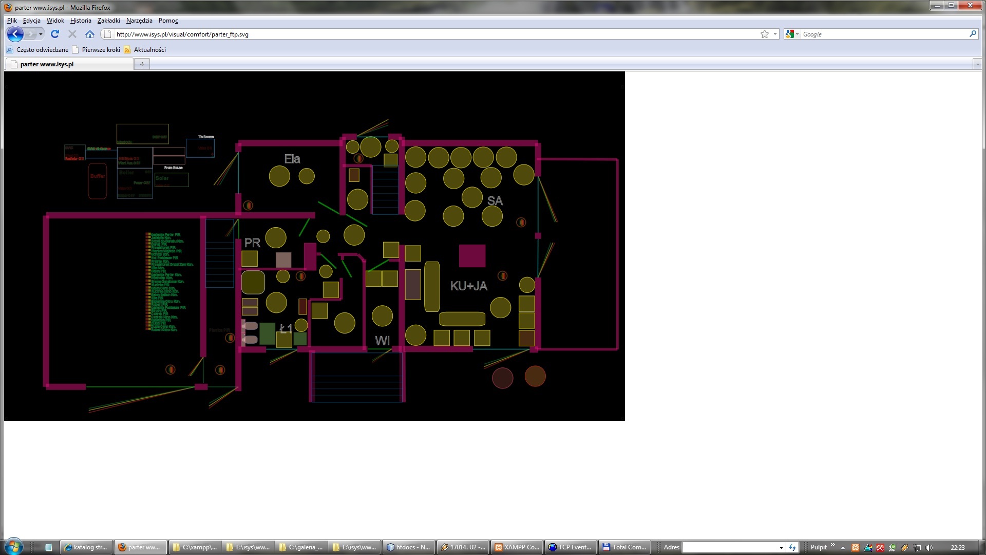 Smart home eHouse. Graphic control from Web Browser (www SVG) via email, ftp Smart home eHouse. Graphic control from Web Browser (www SVG) via email, ftp