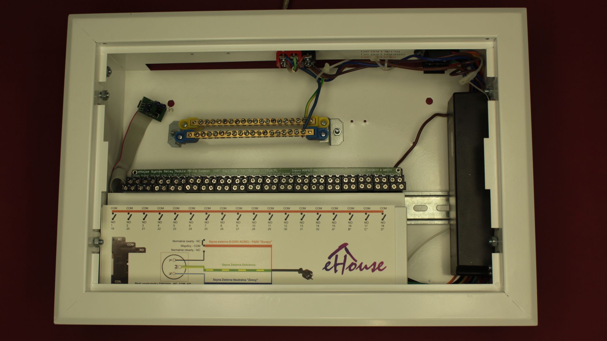 EthernetRoomManager complete mini-switch board