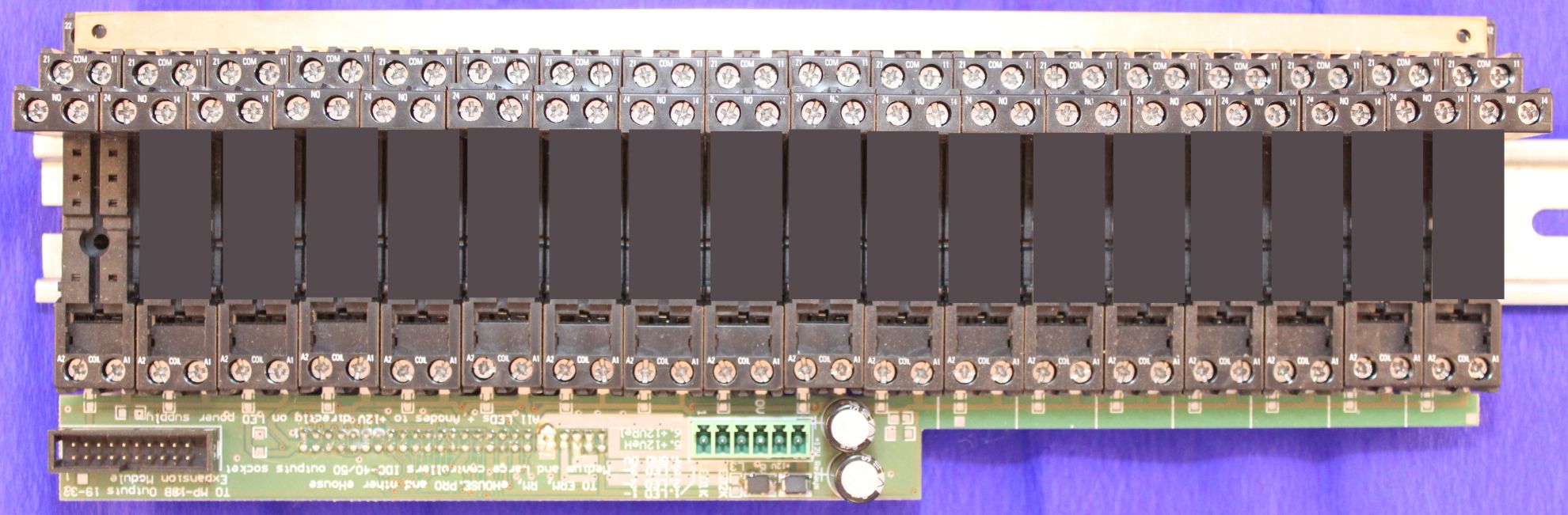 Din/TH relay module for direct connection to eHouse controllers