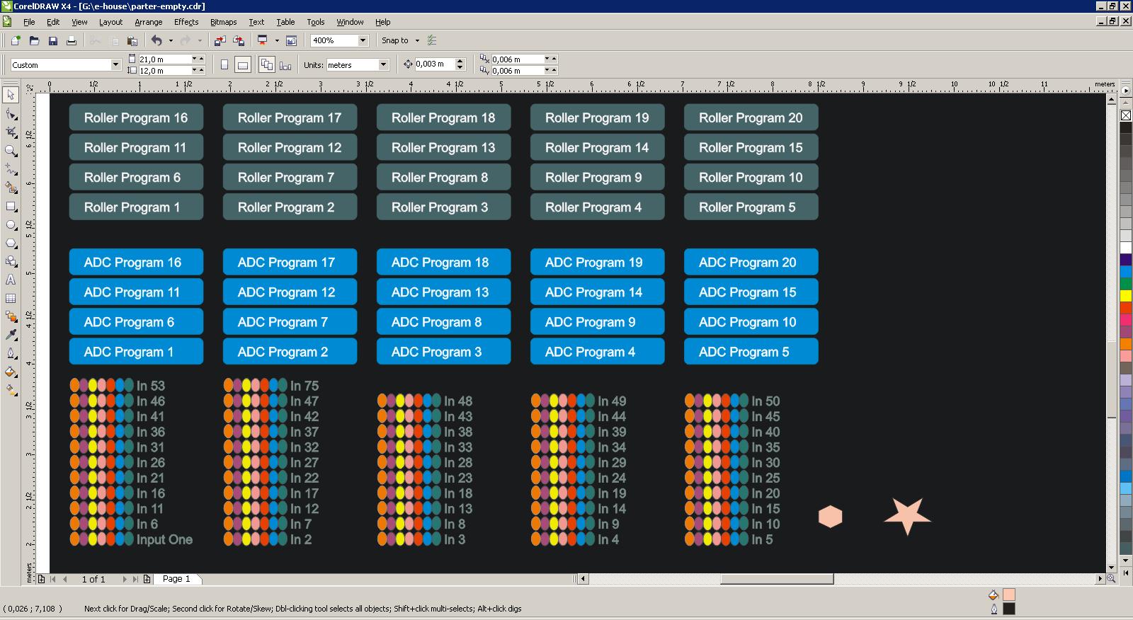 vytváranie vizualizácií pre eHouse v aplikácii Corel Draw