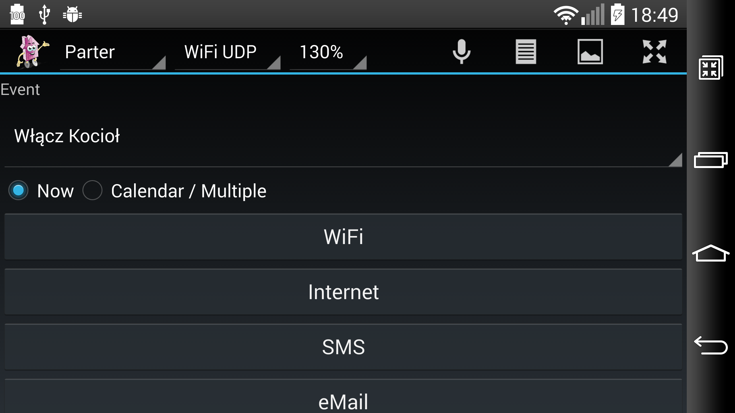 inteligentny dom ehouse sterowanie android