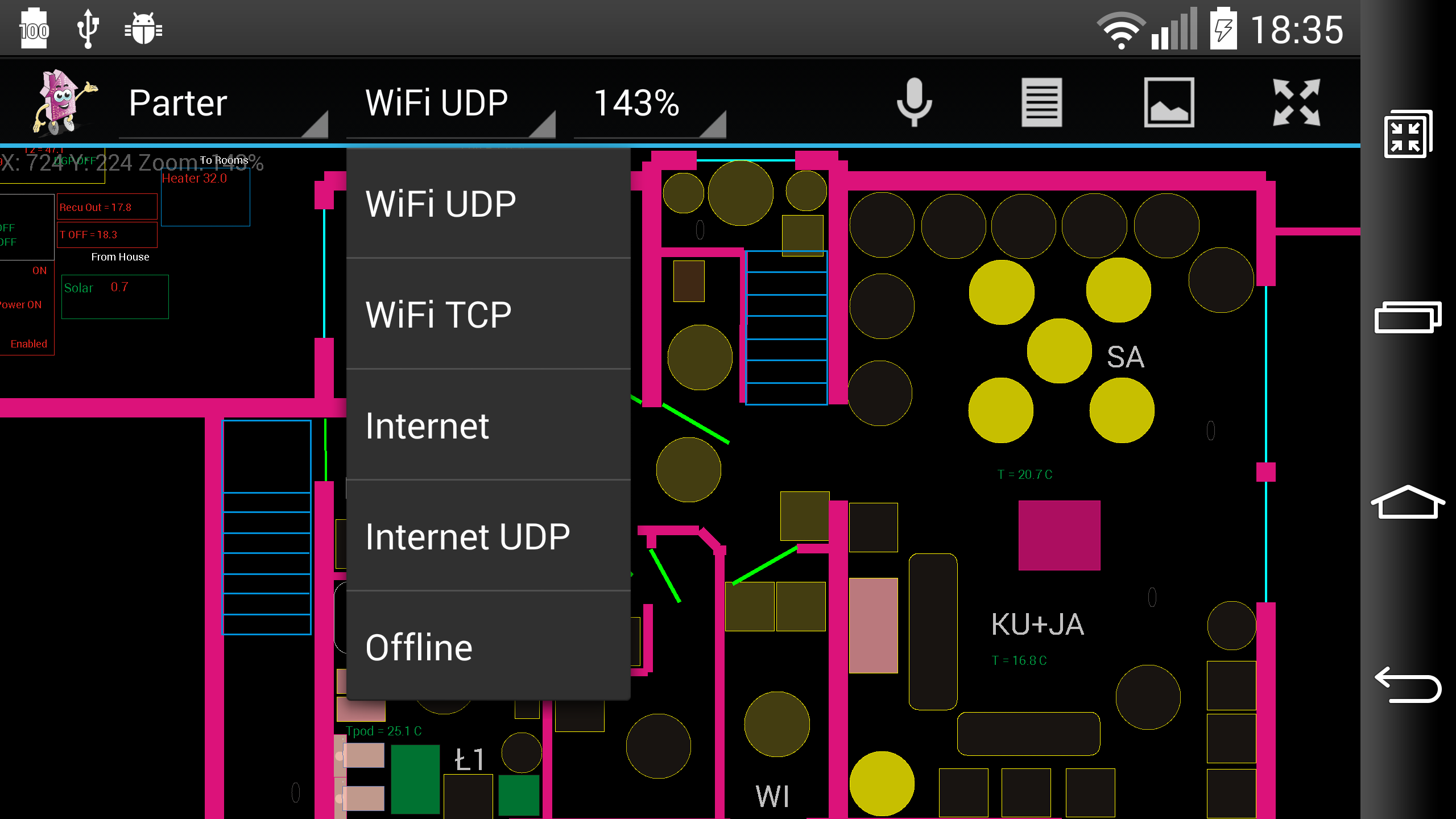  smart buildng eHouse control android 