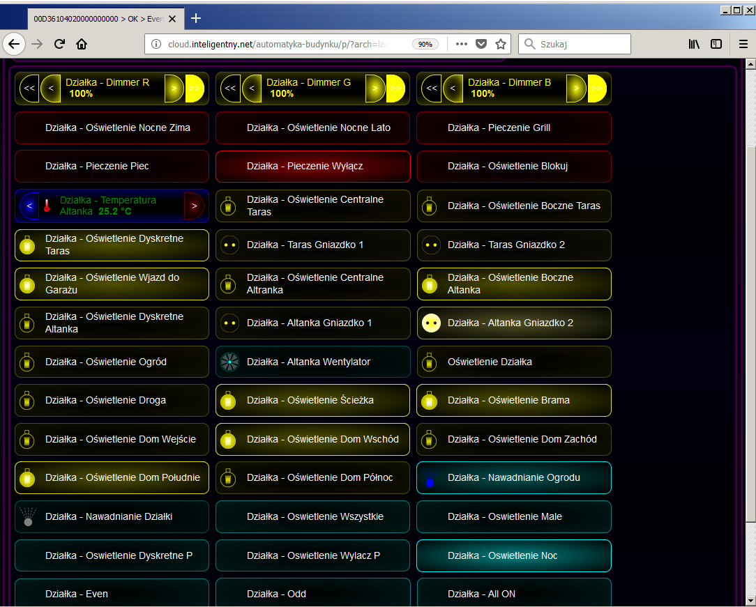  Visualization and control panel, HTML + JS search engines for any browsers 