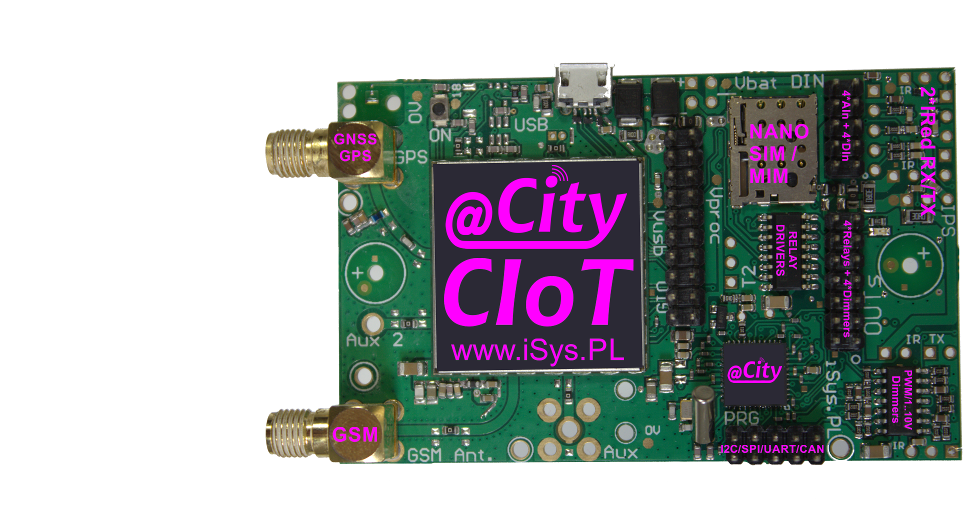 IoT / IIoT, älykäs kaupunki, älykäs valaistus LoRaWAN